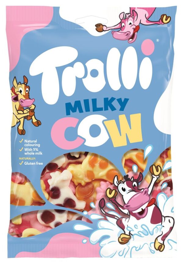 Trolli kummikommid Milky Cow 200g