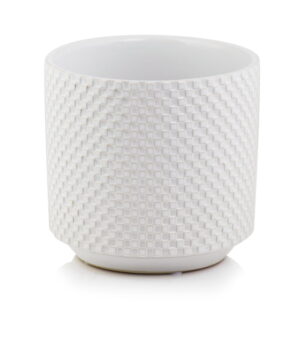 Lillepott Barcelona Ø13x h13cm valge