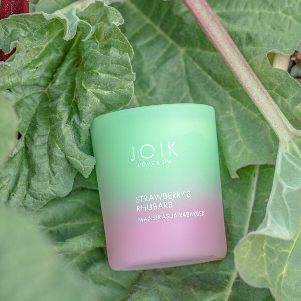 Lõhnaküünal Maasikas ja Rabarber 150g