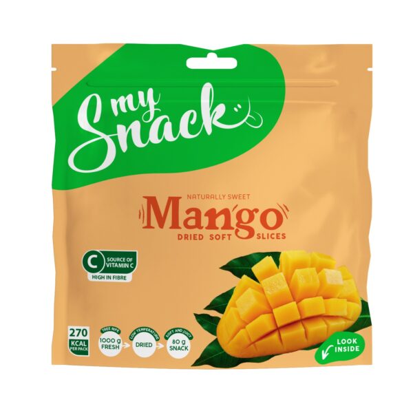 Pehme kuivatatud mango 80g