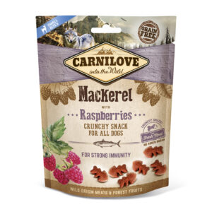 Carnilove maiustus koerale Mackerel with Raspberries 200g