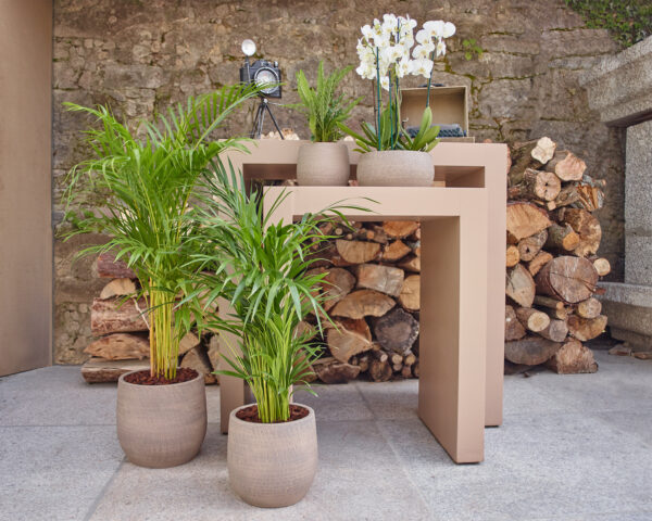 Lillepott Hemera Ø29cm helepruun