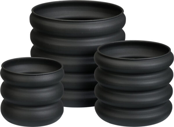 Lillepott tsink Ø20x h17,8cm tumehall