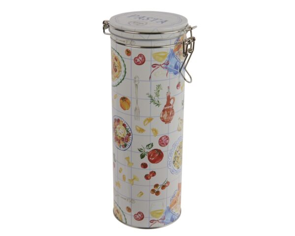 Hoiupurk metallist valge Ø9,5x h27cm