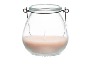 Küünal klaaslaternas beež 24h