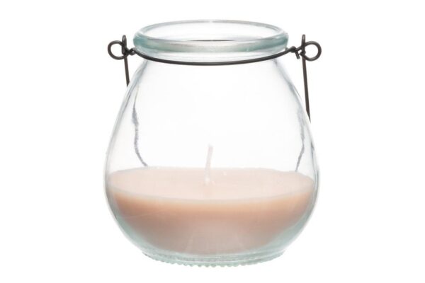 Küünal klaaslaternas beež 24h