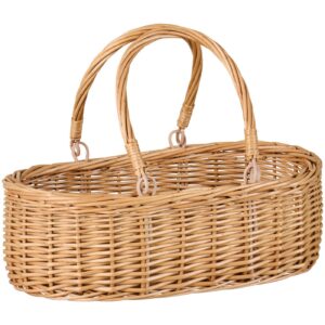 Punutud korv sangadega 38x20x h12cm