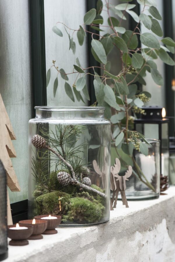 Klaasvaas Ø19x h27cm