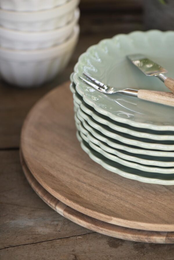 Taldrik laineline Mynte Green Tea Ø19,5x h2,2cm