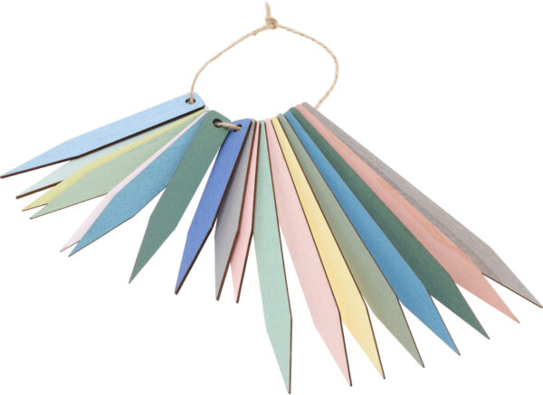 Taimesilt puidust värviline 18tk