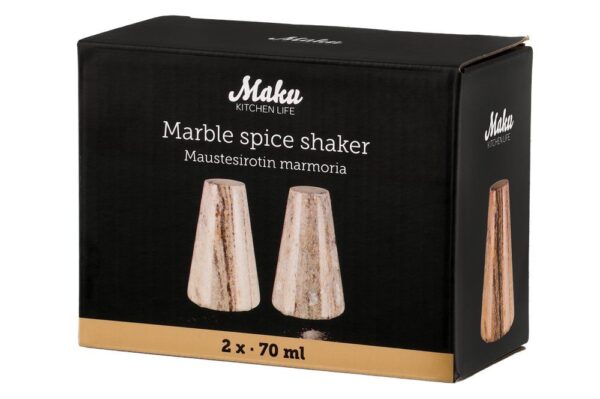 Maku soola- ja pipratoos marmor beež h10,5cm