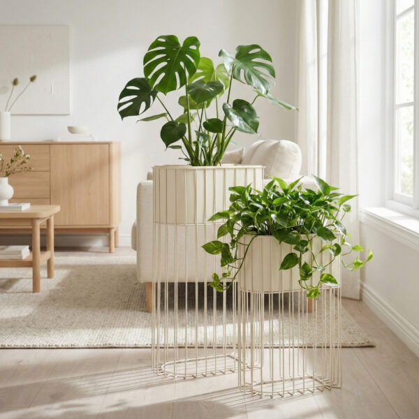 Lillepott 30x20x h60cm valge