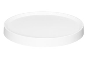 Lillepotialus ratastega Ø40,5x h5,6cm valge