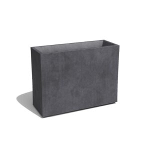 Lillepott Sidney 99,5×39,5x h43cm antrasiit