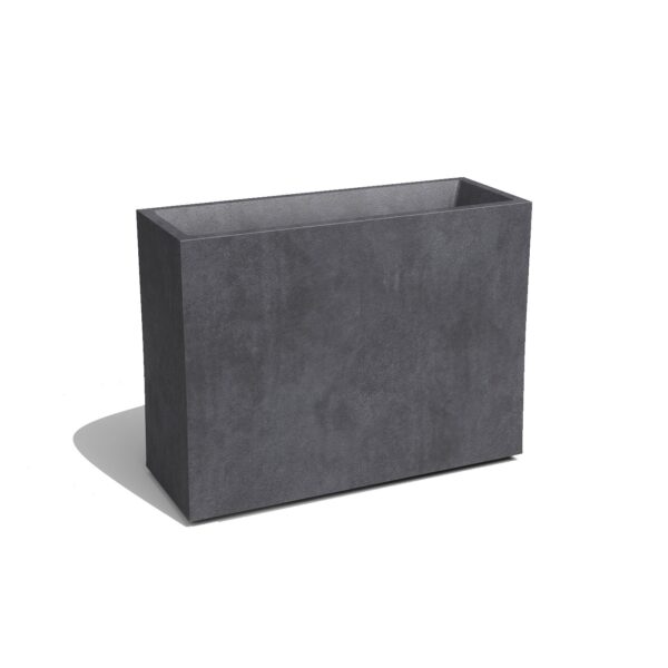 Lillepott Sidney 99,5x39,5x h43cm antrasiit