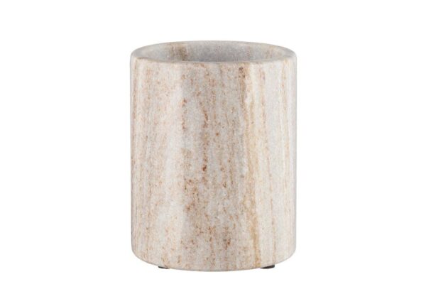 Maku hoiutops marmor beež Ø13x h16cm
