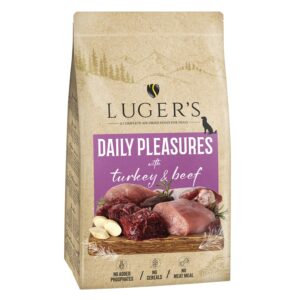 Lugers õhkkuivatatud kuivtoit koerale kalkuni ja veisega 9kg