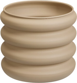 Lillepott tsink Ø25x h22,5cm beež