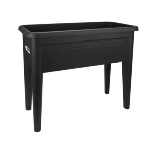 Istutuskast Green Basics jalgadega 76x37x h65cm must