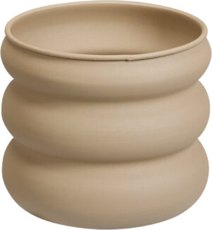 Lillepott tsink Ø20x h17,8cm beež