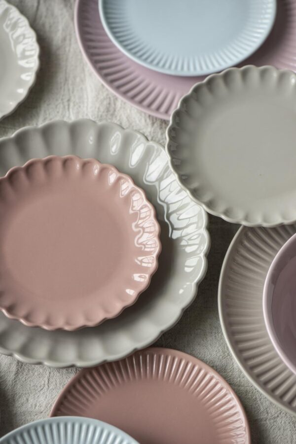 Taldrik laineline Mynte Latte Ø19,5x h2,2cm