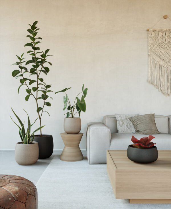 Lillepott Hemera Ø20cm helepruun