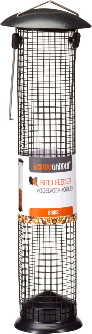 Linnusöögimaja pähklitele metallist 9x35cm