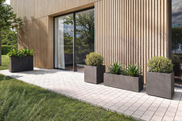 Lillepott Sidney 99,5x39,5x h43cm kreem