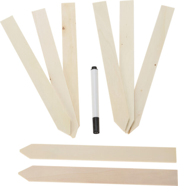 Taimesilt puidust 8tk + marker