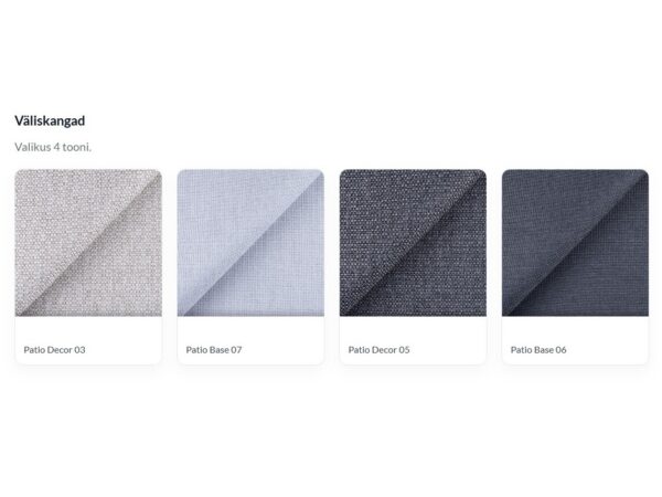 Loopseat suur kott-tugitool erinevad värvid