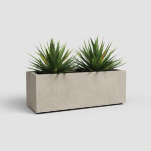 Lillepott Sidney 79,5×29,5x h29,5cm kreem