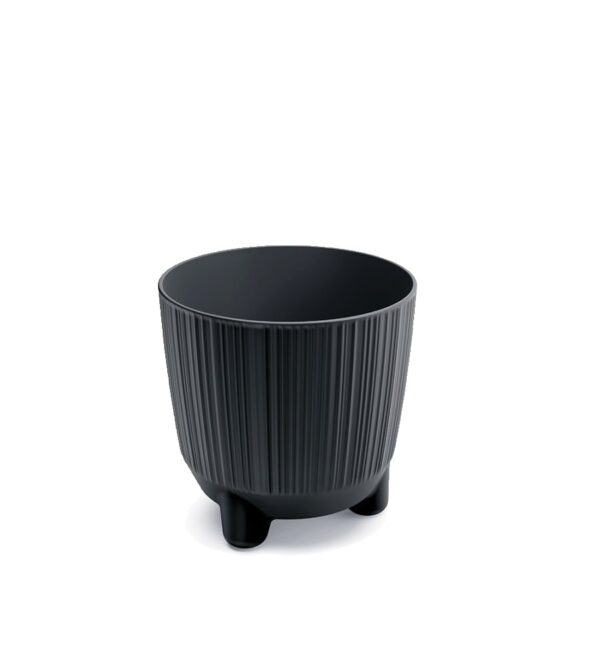 Lillepott Ryfo N Ø12,6x h12,5cm antrasiit