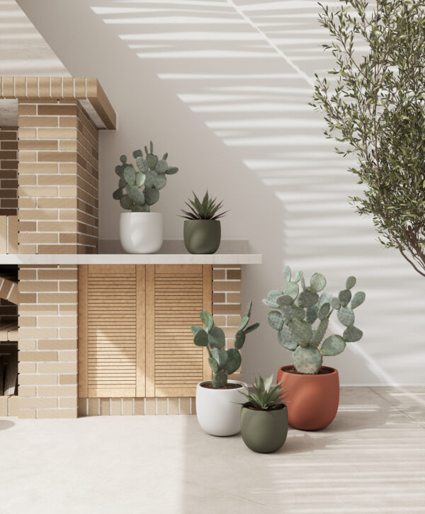 Lillepott Aura Ø25cm valge