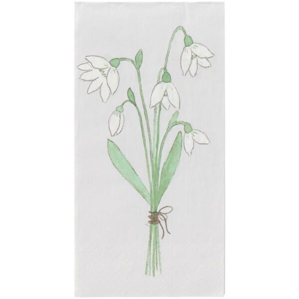 Salvrätik Lumikelluke 10x20cm 16tk