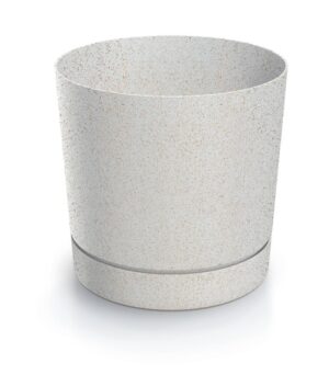 Lillepott Tubo P Eco Wood Ø12,8x h12,7cm valge