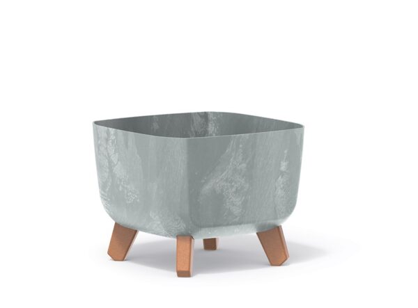 Lillepott Gracia 24x24x h18,7cm betooniefekt antrasiit