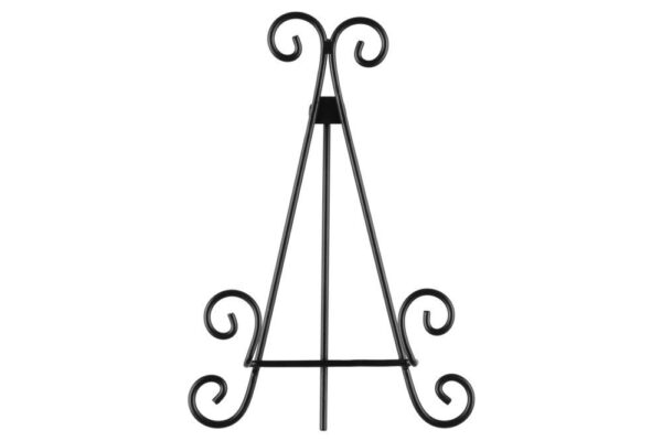 Taldrikuhoidja must h26,5cm