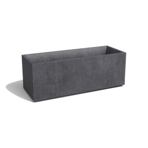 Lillepott Sidney 79,5×29,5x h29,5cm antrasiit
