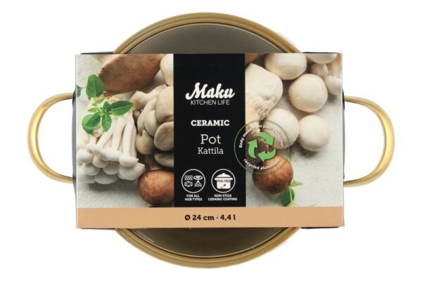 Maku keedupott beež 24cm 4,4L