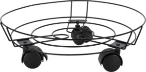 Lillepotialus ratastega Ø31,5x h9,5cm