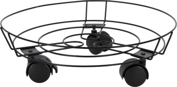 Lillepotialus ratastega Ø31,5x h9,5cm