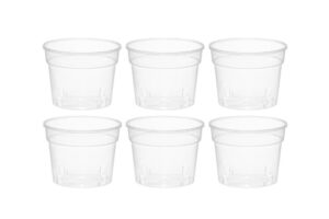 Istutuspott 13cm läbipaistev 6tk