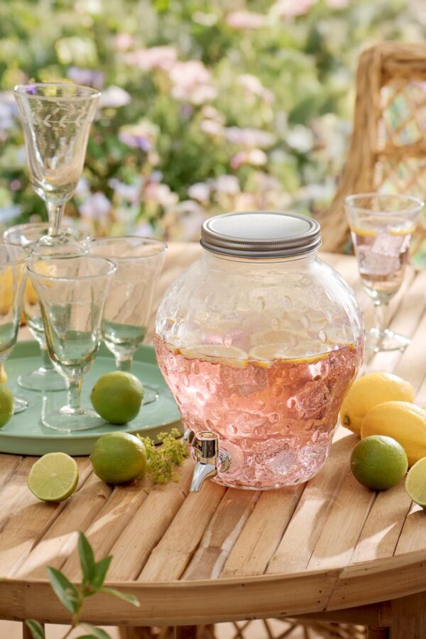 Joogipurk kaanega läbipaistev 3,8L