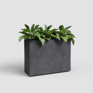 Lillepott Sidney 99,5×39,5x h43cm antrasiit
