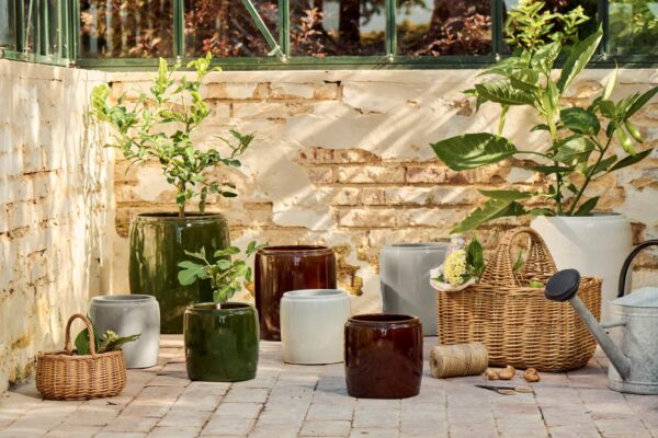 Punutud korv sangaga 36x30x h42cm