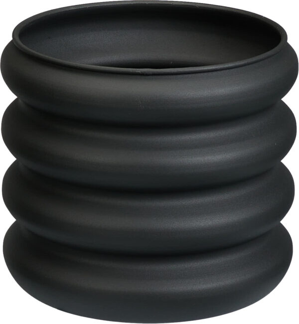 Lillepott tsink Ø25x h22,5cm tumehall