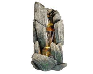 Purskkaev kivi soe valgus 40x53x h98cm