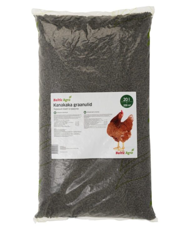 Baltic Agro Kanakaka graanulid 20L