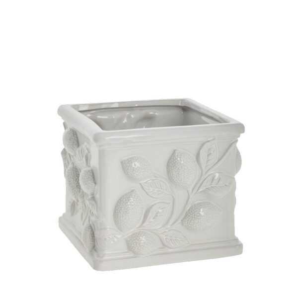 Lillepott Limone 20x20x15,8 valge