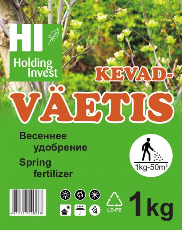 Universaalne kevad-ja suveväetis 1 kg